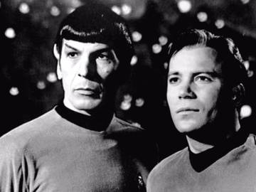 leonard nimoy william shatner kirk spock publicity photo